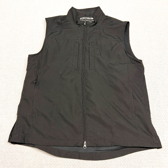 SCOTTeVEST RFID Travel Vest Mens Large Black Media Pockets Utility Outdoor - Picture 1 of 12